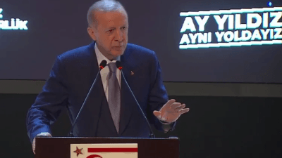 Cumhurbaşkanı Erdoğan, KKTC’de hem temel attı hem net konuştu: "Yeni