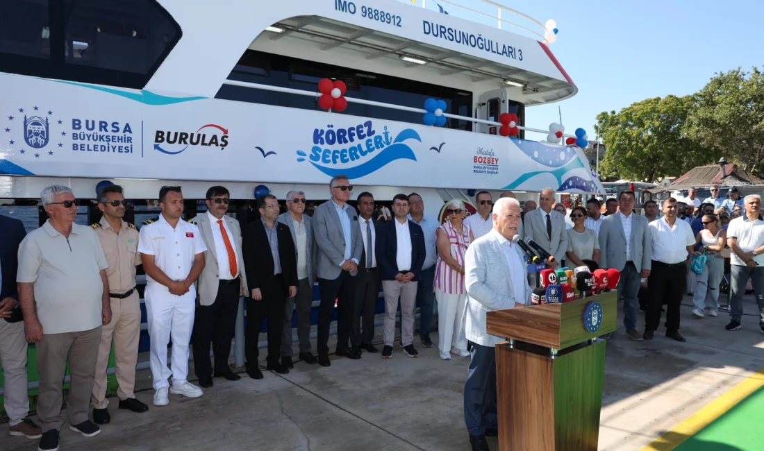 Bursa Büyükşehir Belediyesi tarafından deniz ulaşımını canlandırmak ve turizme katkı