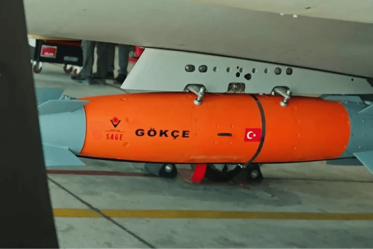 TÜBİTAK SAGE tarafından geliştirilen GÖKÇE, AKINCI SİHA’dan ateşlenerek yerli güdüm