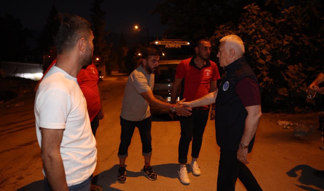  Bursa Büyükşehir Belediye Başkanı Mustafa Bozbey, Kestel ilçesinde başlayan ve