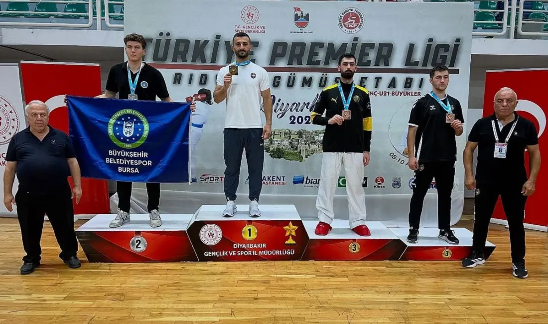 Karate Premier Ligi’nde Bursa rüzgârı: 1 altın, 3 gümüş, 3 bronz Türkiye Karate Premier Ligi Rıdvan Gümüş etabında Bursa Büyükşehir Belediyespor’un