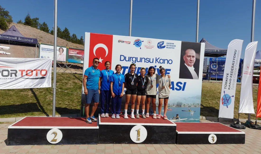Eskişehir’de altın yağmuru: 6 altın, 1 gümüş, 5 bronz Durgunsu Kano Türkiye Şampiyonası’nda Bursa Büyükşehir Belediyesporlu sporcular 6 altın,