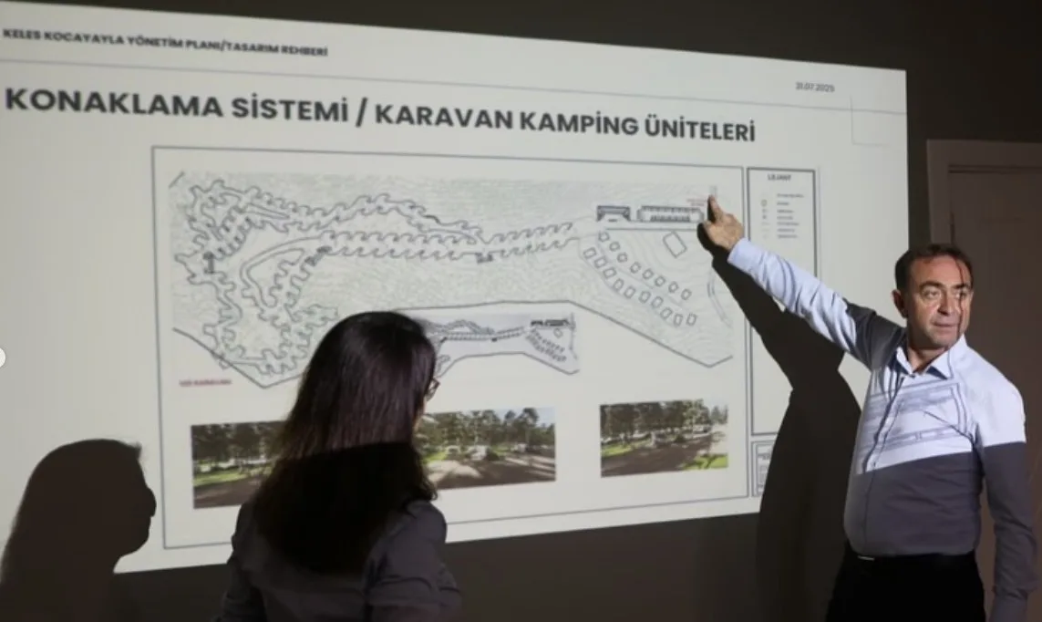 Keles’te Kocayayla Yönetim Planı için düzenlenen toplantıya Kaymakam Yolal, Başkan