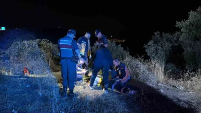 Bursa'da motosiklet kazasında yaralanan sürücü, 40 dakikalık arama kurtarma çalışmasının