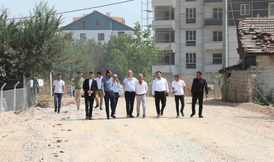 İnegöl’ün gelişim bölgelerinden Cerrah’ta yeni yapılaşmaların başladığı bölgelerde planlarda yol
