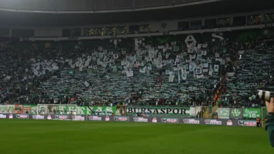 Bursaspor’un köklü taraftar grubu Teksas, Eskişehirspor maçı öncesinde tribünlere birlik,
