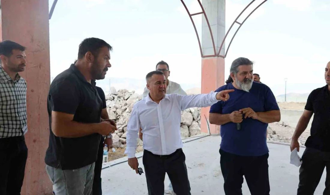 ertugrulgazi gençlik kampında çalışmalar hızla sürüyor Bilecik'te inşaatı süren Ertuğrulgazi Gençlik Kampı ve Oba Tematik Parkı'nın