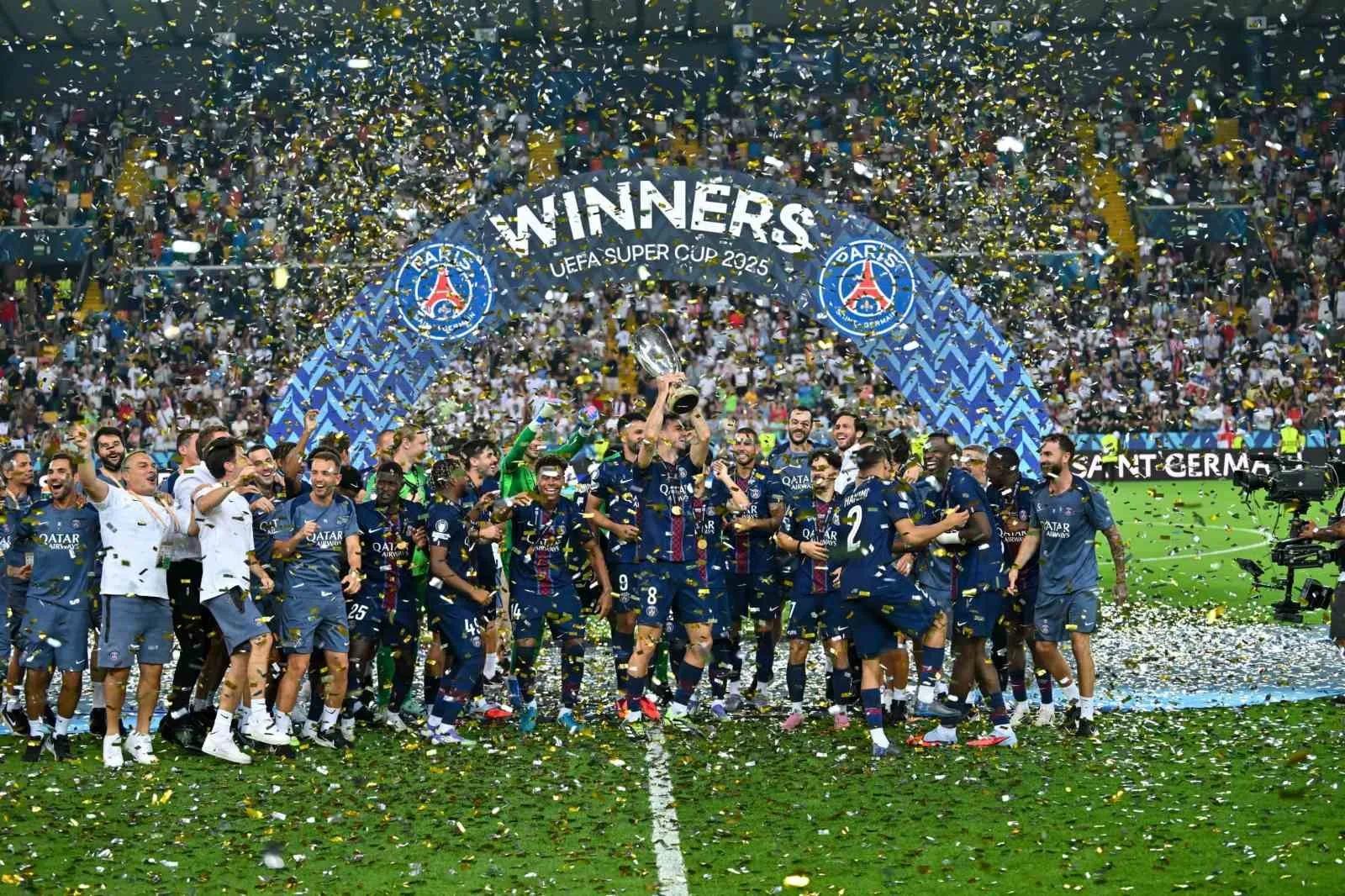 UEFA Süper Kupa’da Paris Saint-Germain, normal süresi 2-2 sona eren
