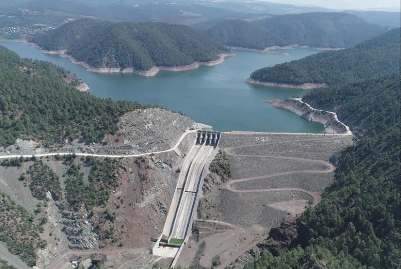 AK Parti Bursa İl Başkanı Davut Gürkan, Çınarcık Barajı İçme