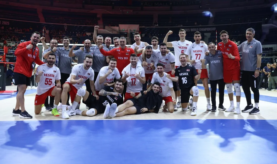 Filipinler’in başkenti Manila’da düzenlenen FIVB Erkekler Dünya Voleybol Şampiyonası’nda A