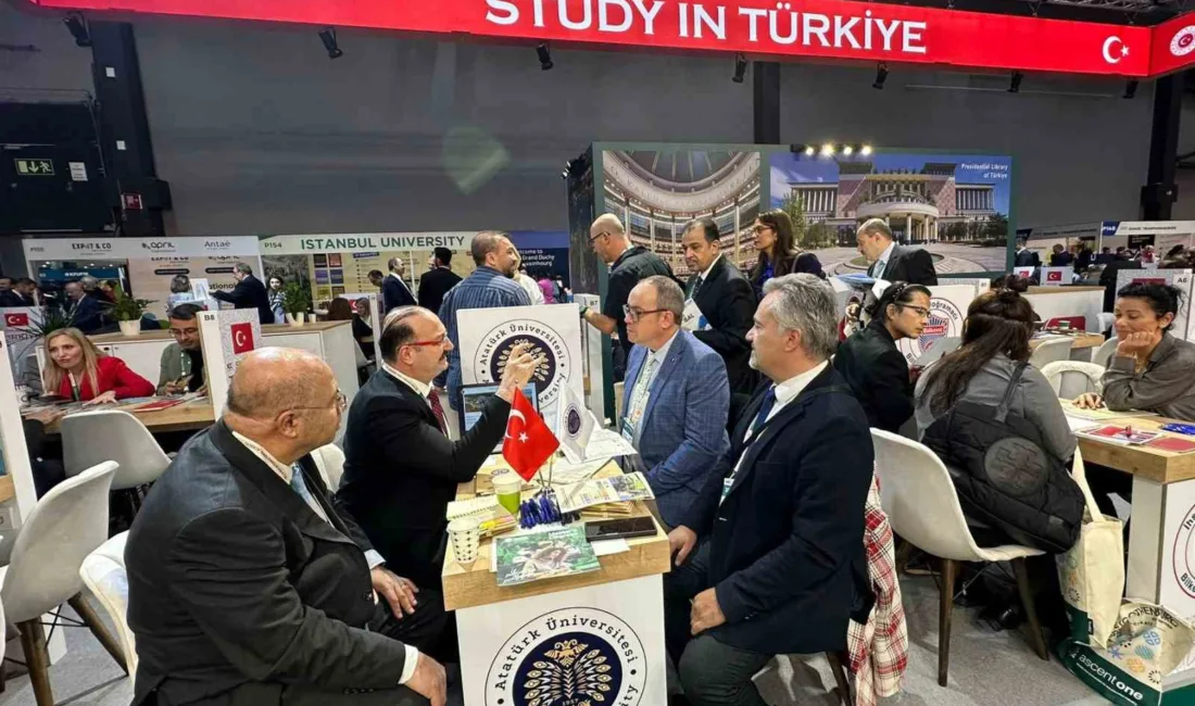 İsveç’in Göteborg kentinde düzenlenen EAIE 2025 Eğitim Fuarı’na katılan Atatürk