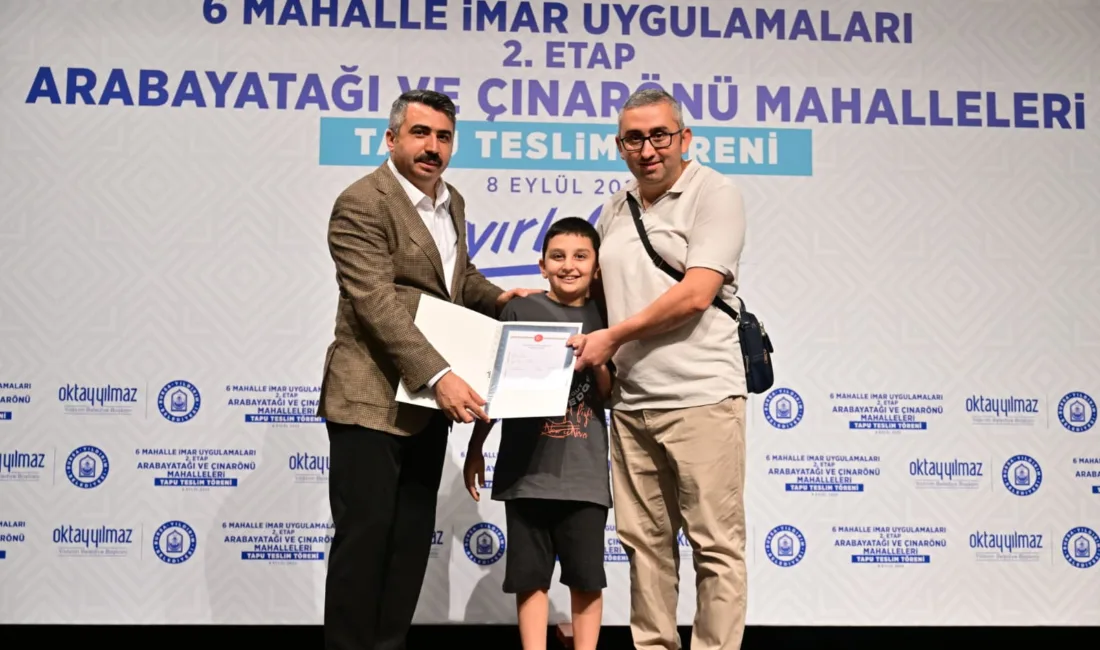 Yıldırım’da dev kentsel dönüşüm hamlesi Yıldırım Belediyesi 6 mahalle imar uygulamaları kapsamında Arabayatağı ve Çınarönü