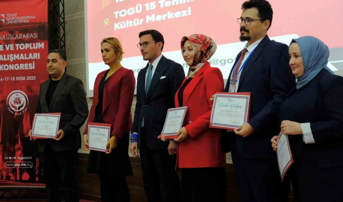 Tokat Gaziosmanpaşa Üniversitesi’nde düzenlenen kongre, “Yaşlılığa Bütüncül Yaklaşım” temasıyla akademisyenleri,