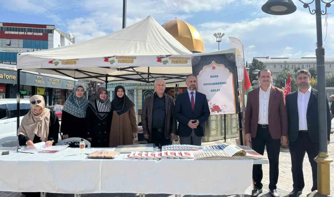 Van İl Müftülüğü, Mevlid-i Nebi etkinlikleri kapsamında Beşyol’da hat sergisi,
