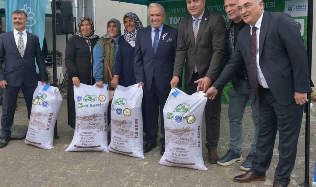 Bursa Büyükşehir Belediyesi, Nilüfer, Mudanya ve Mustafakemalpaşa’da 560 üreticiye toplam