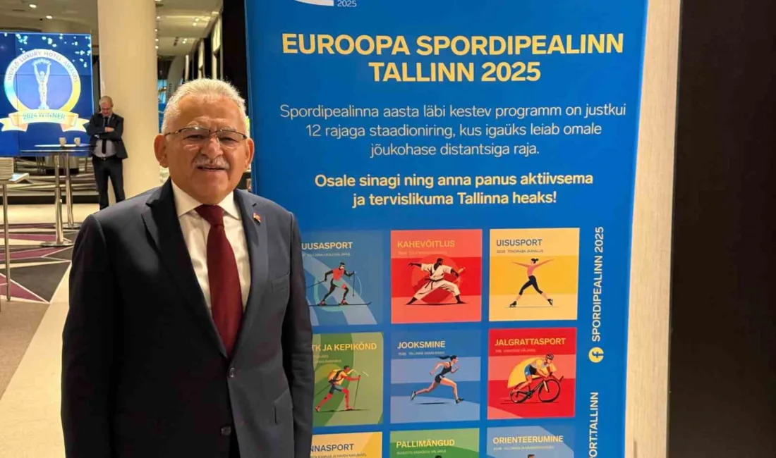 Kayseri Büyükşehir Belediye Başkanı Memduh Büyükkılıç, Tallinn Büyükelçisi Başak Türkoğlu’nu