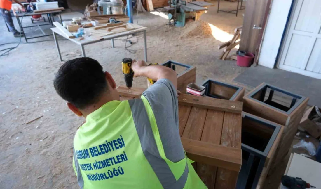 Bodrum Belediyesi, kent genelinde bank, piknik masası, kedi kulübesi ve