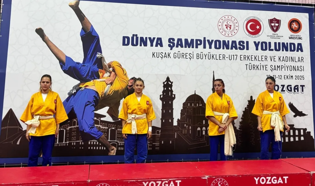 Manisalı milli judocu Merve Çınar Türkiye Şampiyonu oldu Yozgat’ta düzenlenen Kuşak Güreşi Türkiye Şampiyonası’nda 55 kiloda altın madalya