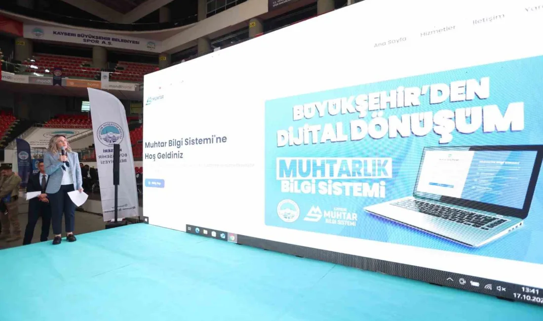 Kayseri Büyükşehir Belediyesi, mahalle yönetiminde dijital dönüşüm adımı olarak hayata