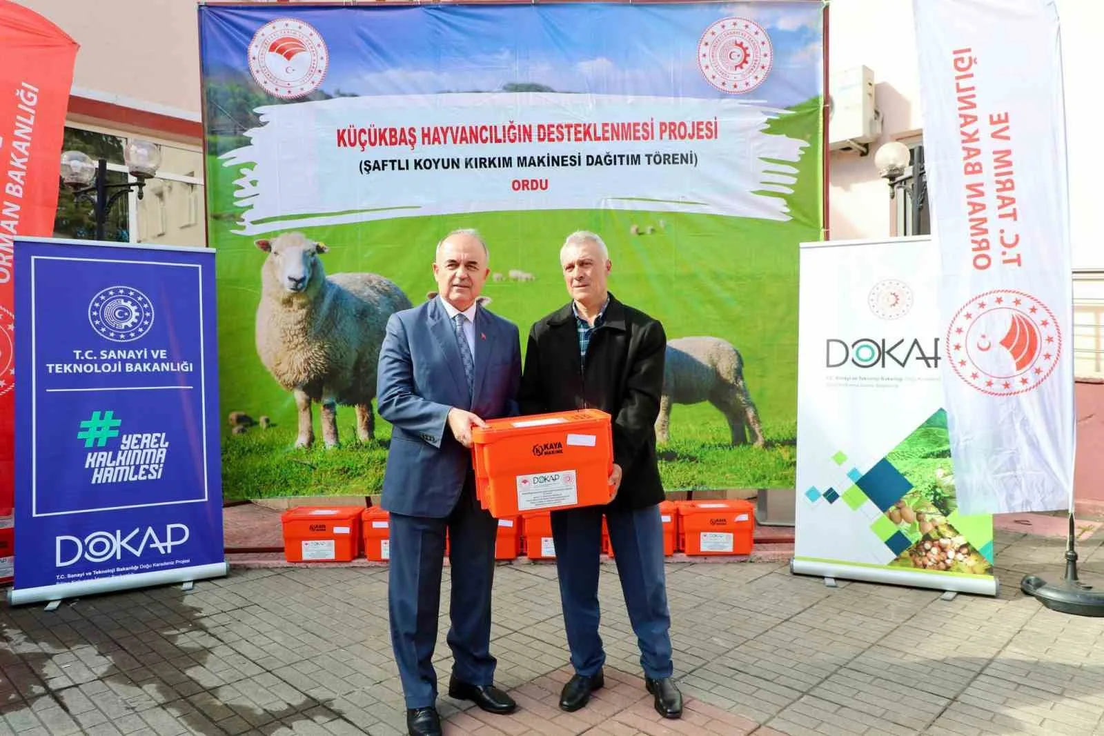 Ordu’da küçükbaş hayvancılığı geliştirmek amacıyla düzenlenen proje kapsamında 150 yetiştiriciye