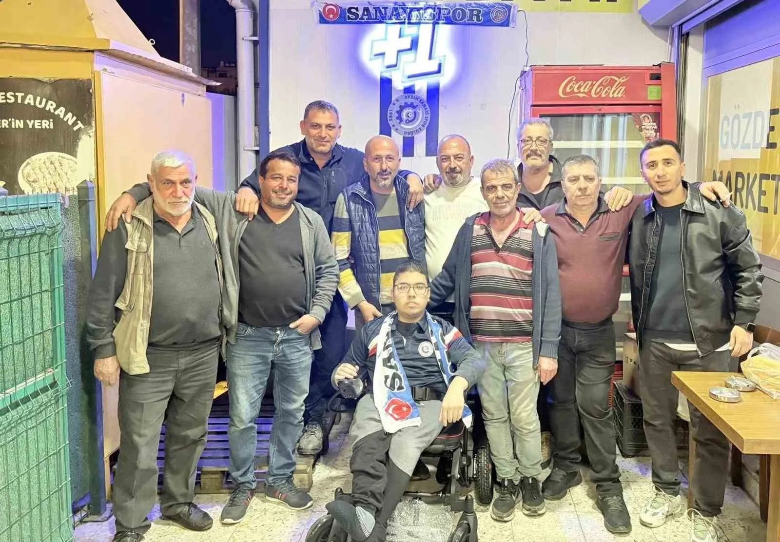 Aydın’da doğuştan engelli 19 yaşındaki Emre Barlay’ın tribüne tek başına