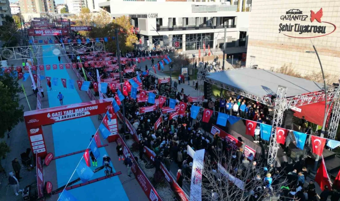 Gaziantep Büyükşehir Belediyesi’nin düzenlediği 7’nci Gazi Yarı Maratonu ve Halk