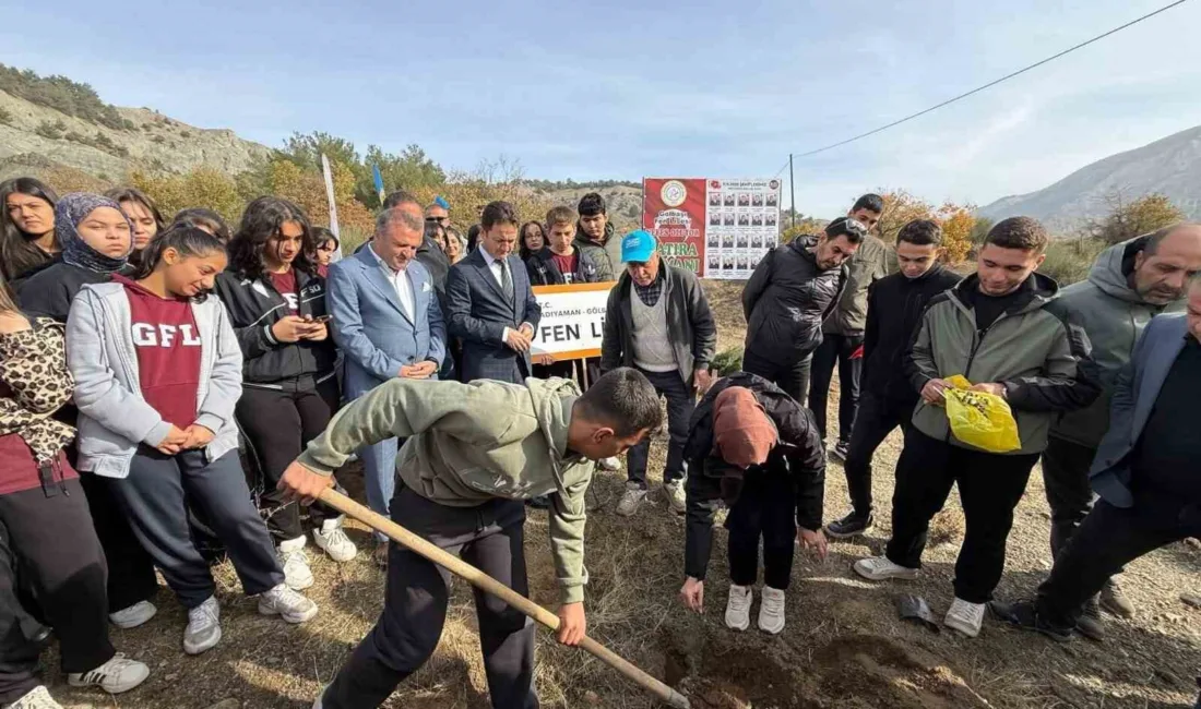 Adıyaman’ın Gölbaşı ilçesinde Gölbaşı Fen Lisesi tarafından oluşturulan “Nefes Oluyor