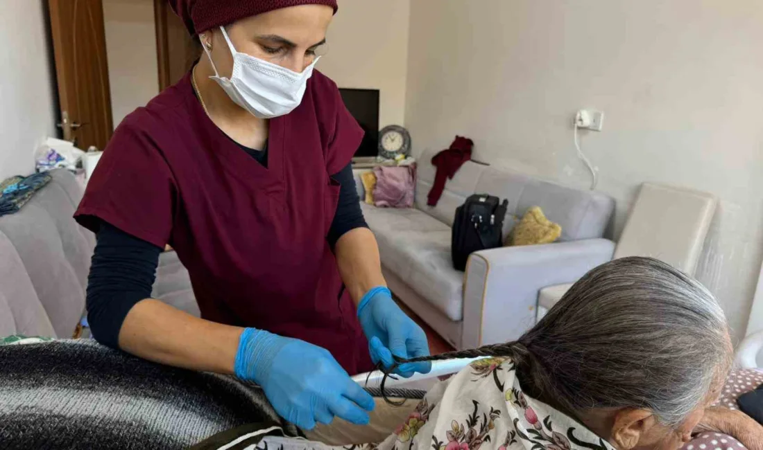 Hacılar Belediyesi ve İl Sağlık Müdürlüğü işbirliğiyle yürütülen Evde Bakım