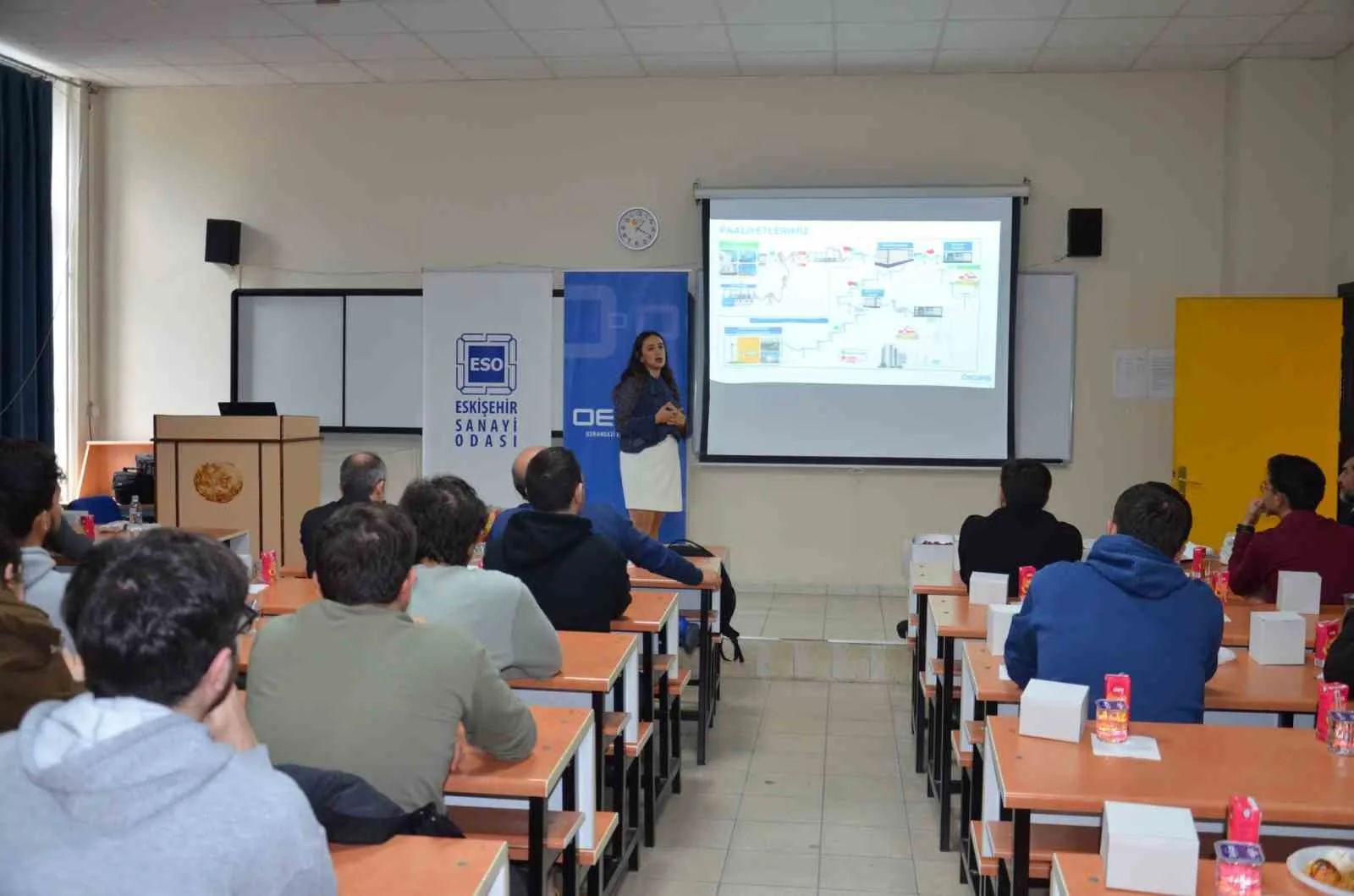 OEDAŞ ile Eskişehir Sanayi Odası, elektrik-elektronik bölümü öğrencilerinin sürdürülebilirlik odaklı