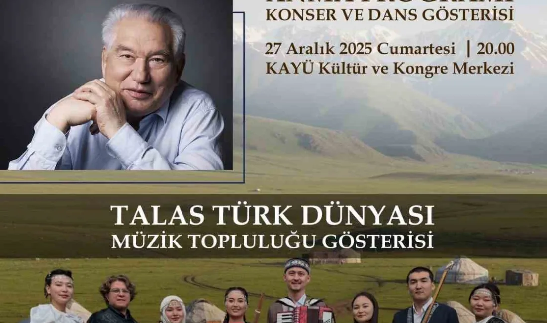 Talas Belediyesi, Türk dünyasının ortak değeri Cengiz Aytmatov’u müzik ve