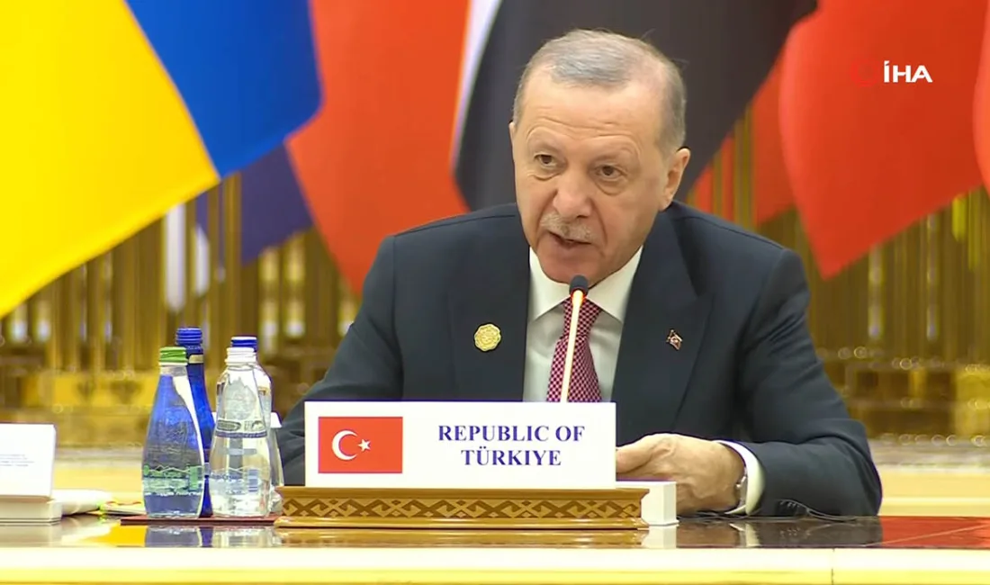 Cumhurbaşkanı Erdoğan, Uluslararası Barış ve Güven Forumu’nda Filistin için nihai