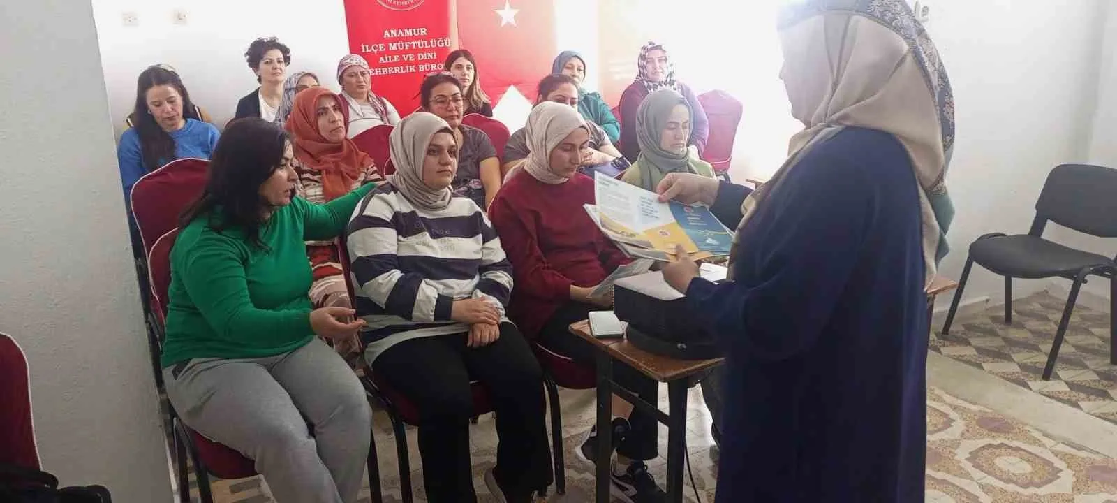 Anamur İlçe Müftülüğü tarafından yürütülen ‘Değerleriyle Güçlü Ailem’ projesi kapsamında