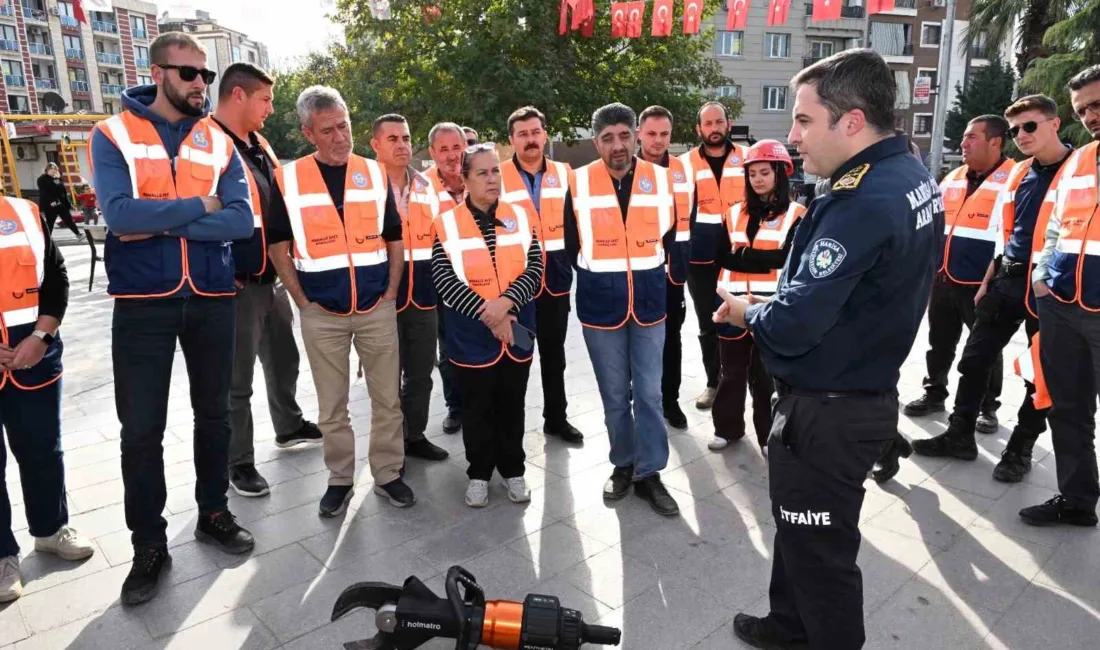 Manisa Büyükşehir Belediyesi, afet ve acil durumlara karşı mahallelerde hızlı