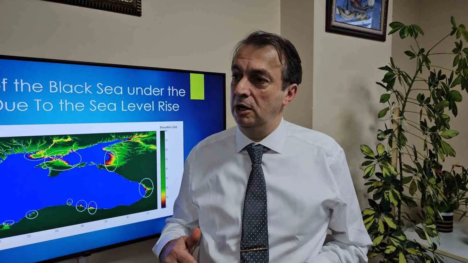 BEUN Öğretim Üyesi Prof. Dr. Hakan Kutoğlu, Karadeniz’de deniz seviyesinin