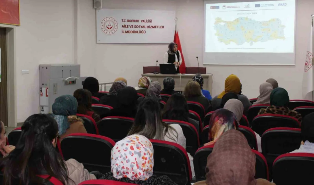 Bayburt Aile ve Sosyal Hizmetler İl Müdürlüğü personeline verilen IPARD