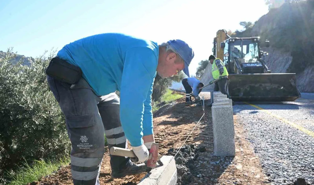 Aydın Büyükşehir Belediyesi Fen İşleri ekipleri, merkezden kırsala kadar tüm
