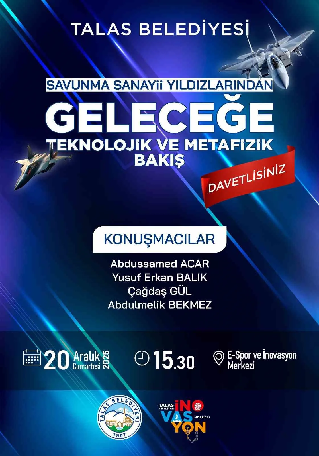 Talas Belediyesi, savunma sanayiinin bugünü ve yarınını ele alacak özel