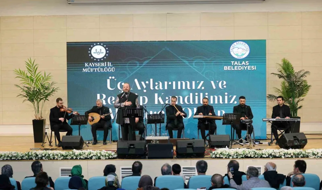 Talas Belediyesi, üç ayların başlangıcını Regaip Kandili’nde düzenlenen Kur’an tilaveti,