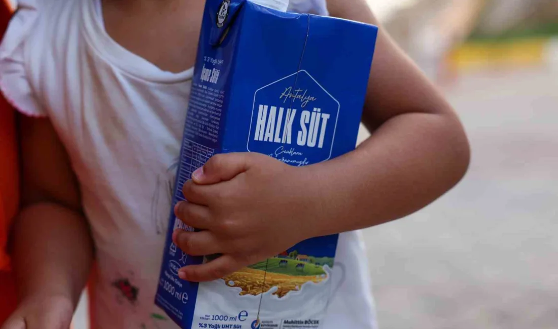 Antalya Büyükşehir Belediyesi’nin 2020 yılında başlattığı Halk Süt Projesi kapsamında,