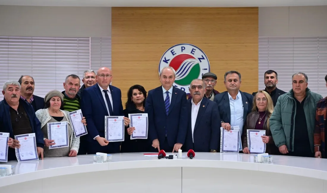 Kepez Belediyesi, dört mahalleyi kapsayan ve yaklaşık 5 bin vatandaşı
