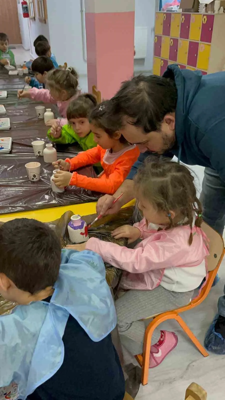 Muğla’nın Menteşe ilçesinde “Merkezim Her Yerde” projesi kapsamında düzenlenen sanat