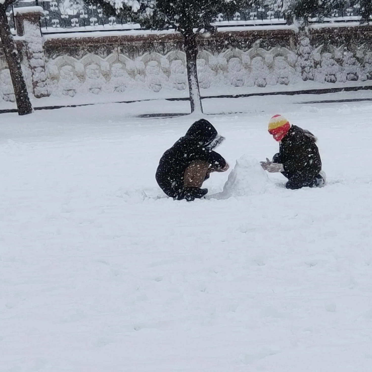 Germencik Belediyesi’nin karne hediyesi olarak düzenlediği Kar Şenliği, 16 Ocak