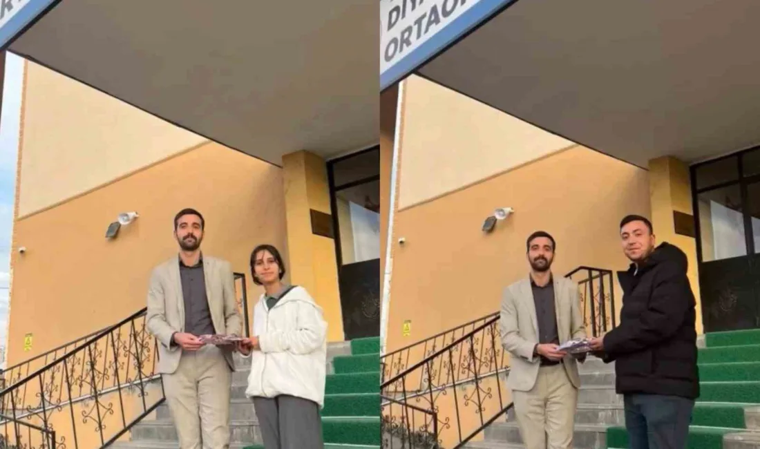 Ağrı’nın Diyadin ilçesindeki Diyadin İmam Hatip Ortaokulu’nda yapılan sosyal deneyde,