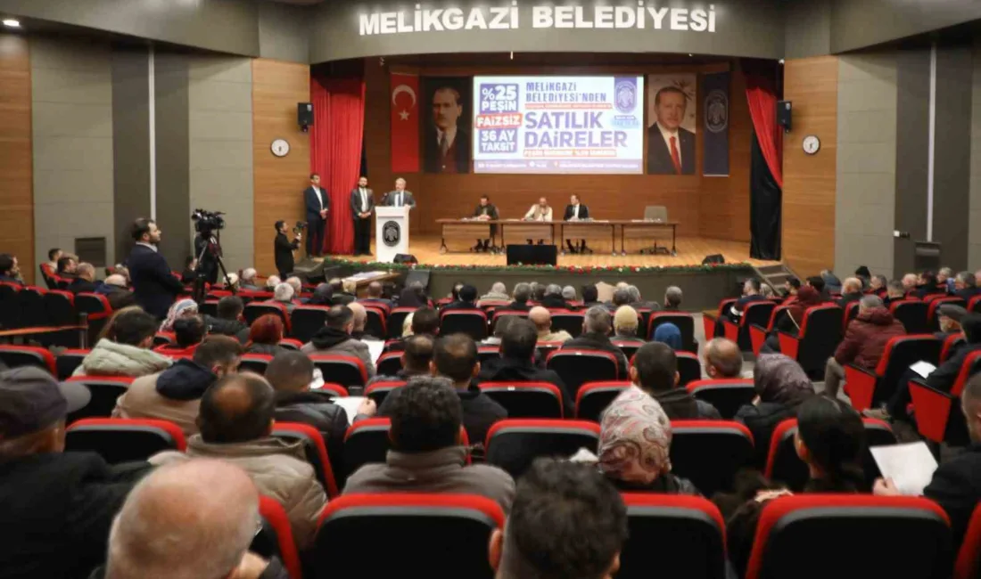 Melikgazi Belediyesi 23 aileyi ev sahibi yaptı Melikgazi Belediyesi’nin faizsiz ve taksitli satış modeliyle yapılan ihalede 23