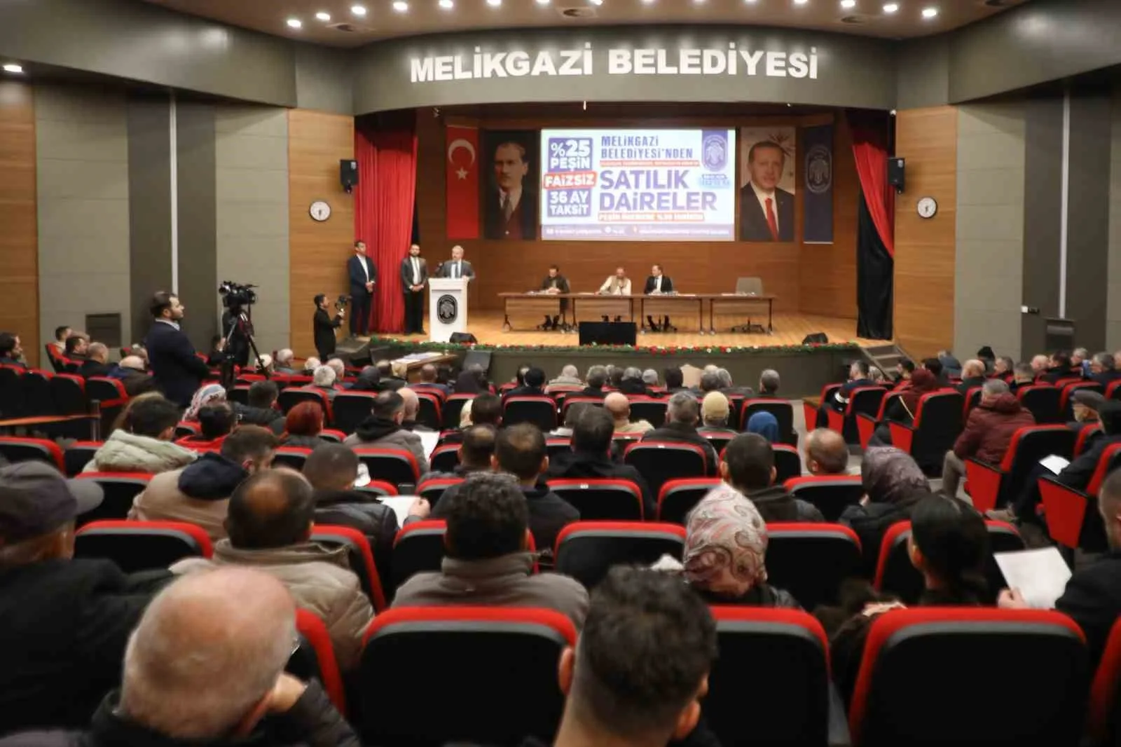 Melikgazi Belediyesi’nin faizsiz ve taksitli satış modeliyle yapılan ihalede 23