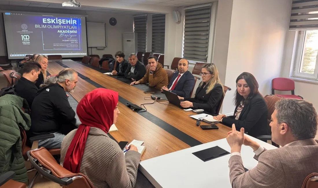 Eskişehir Bilim Olimpiyatları Akademisi Projesi kapsamında matematik ve biyoloji alanlarında