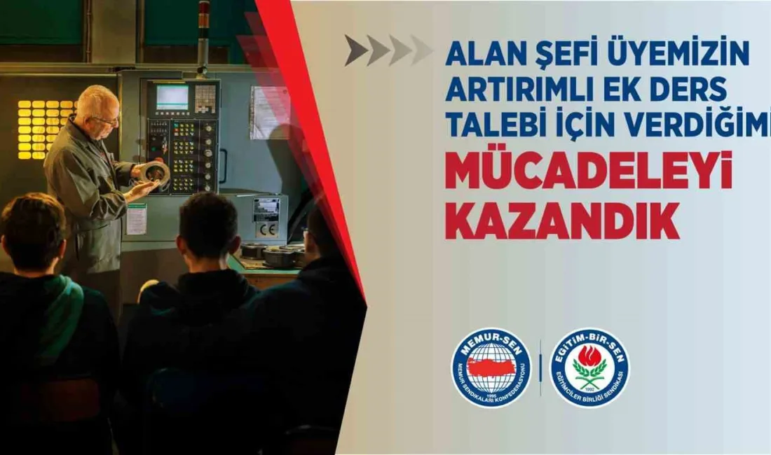 Koordinatör ve alan şefi olarak görev yapan yüksek lisans mezunu