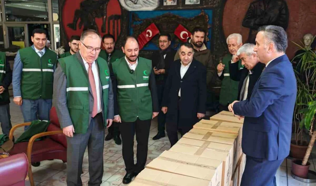 Kayseri’de 1–7 Mart Yeşilay Haftası kapsamında okullarda düzenlenen “İlk Ders