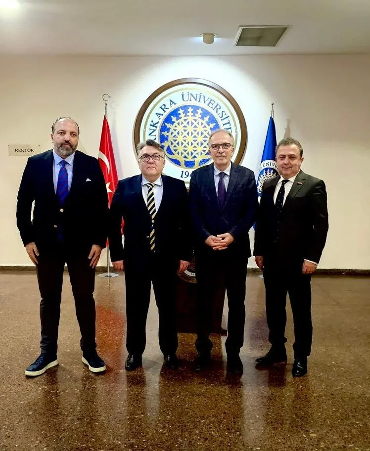 BEUN Rektörü Prof. Dr. İsmail Hakkı Özölçer, Ankara Üniversitesi Rektör