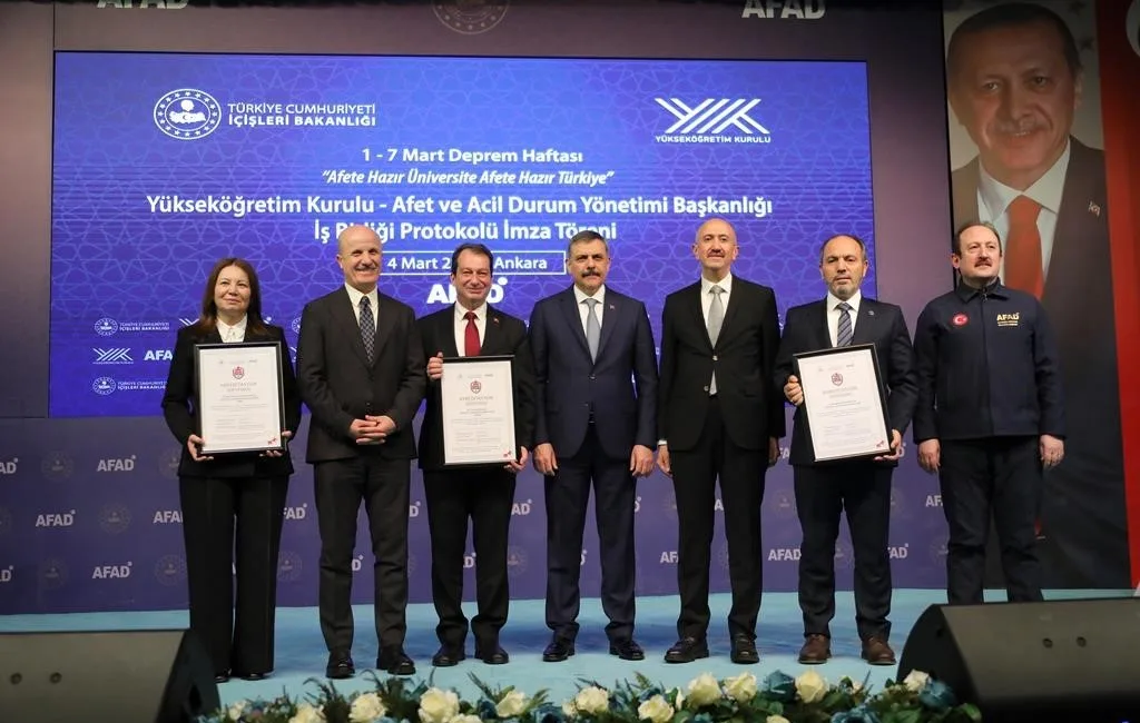 Ondokuz Mayıs Üniversitesi Kentsel Arama ve Kurtarma Ekibi, AFAD tarafından